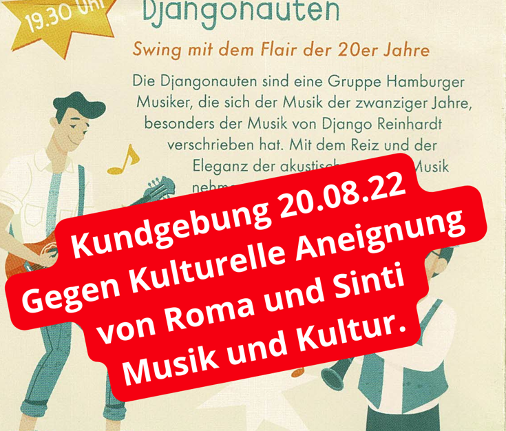 14. August – Nein zu Kultureller Aneignung in Hamburg-Barmbek